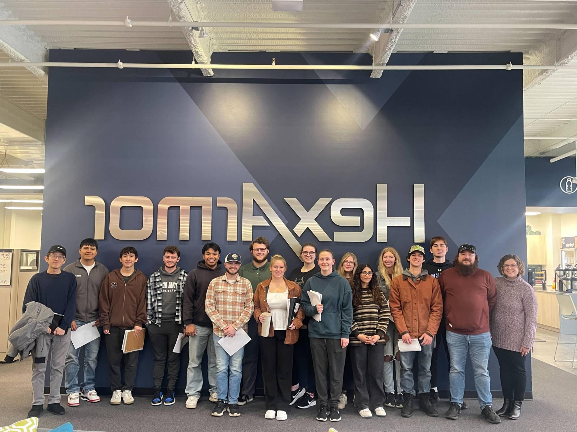 OSH Students on a trip to HexArmor in 2022